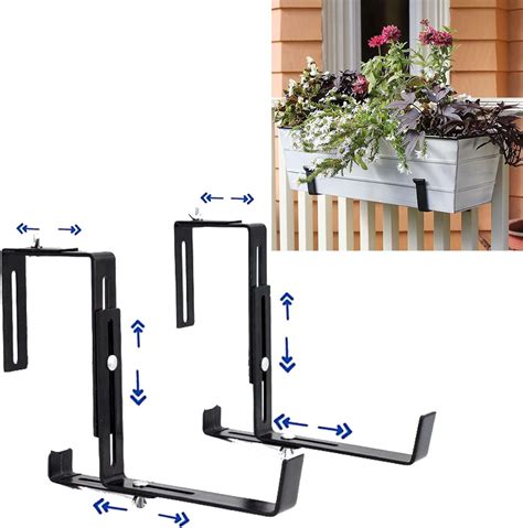 metal balcony brackets|wall mount window box brackets.